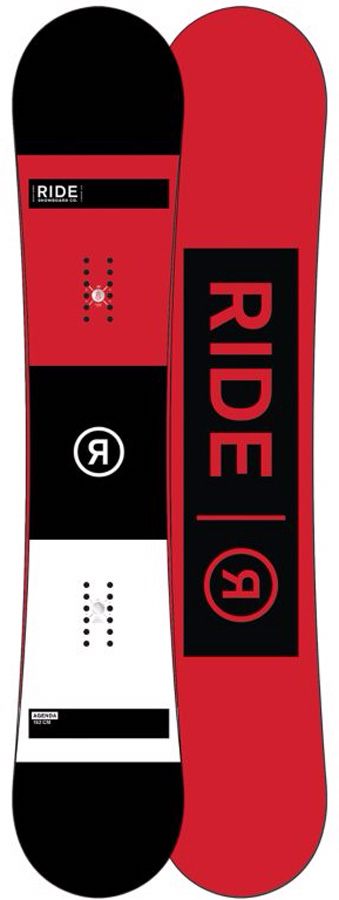 Ride Agenda Reverse Camber Snowboard